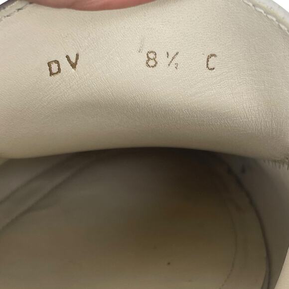 Salvatore Ferragamo Gancini Lug Sole Leather Loafers Beige Size 8.5C - Picture 13 of 16